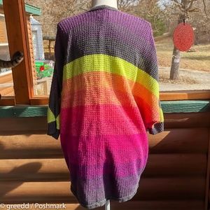 🚨American Eagle Rainbow Knit Sweater Cardigan